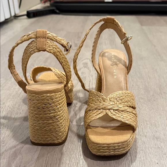 Marc Fisher Tan Espadrille Sandals - Picture 2 of 2
